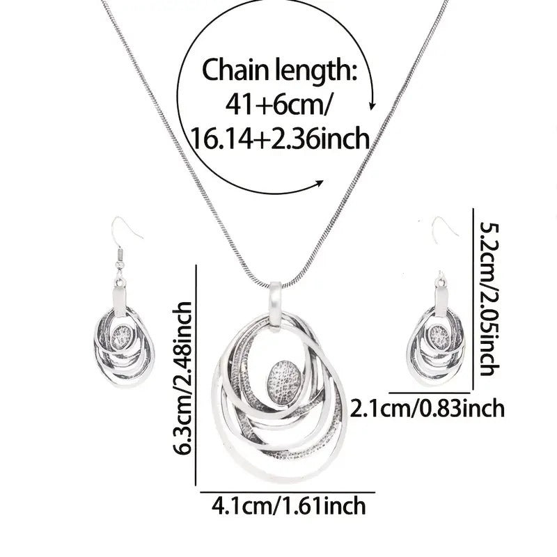 Hollow Retro Bohemian Jewellery Set