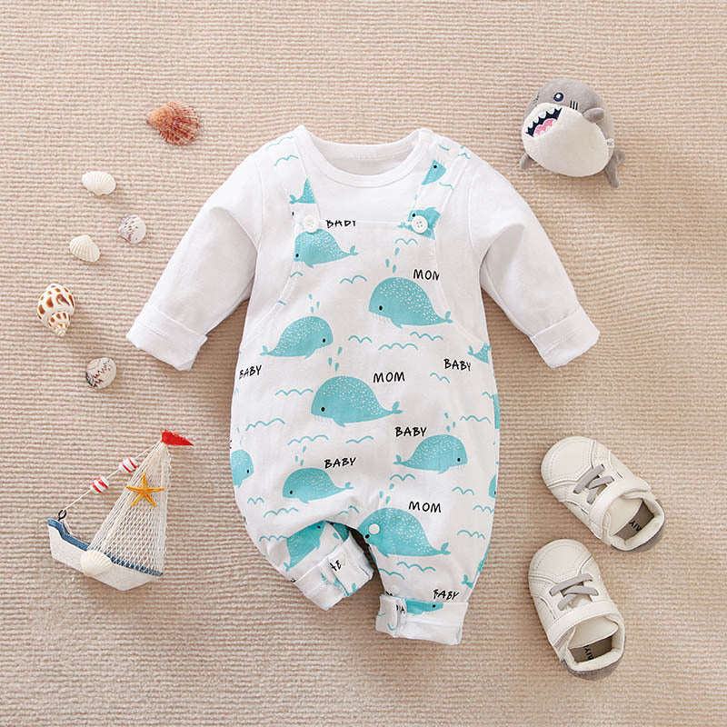 Baby Casual Jumpsuit Fake Two Pieces Jumpsuit
