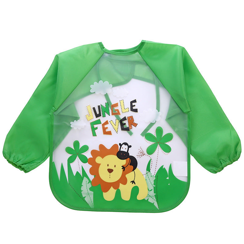 Long Sleeve Kids Waterproof Painting Apron, Children's Bib