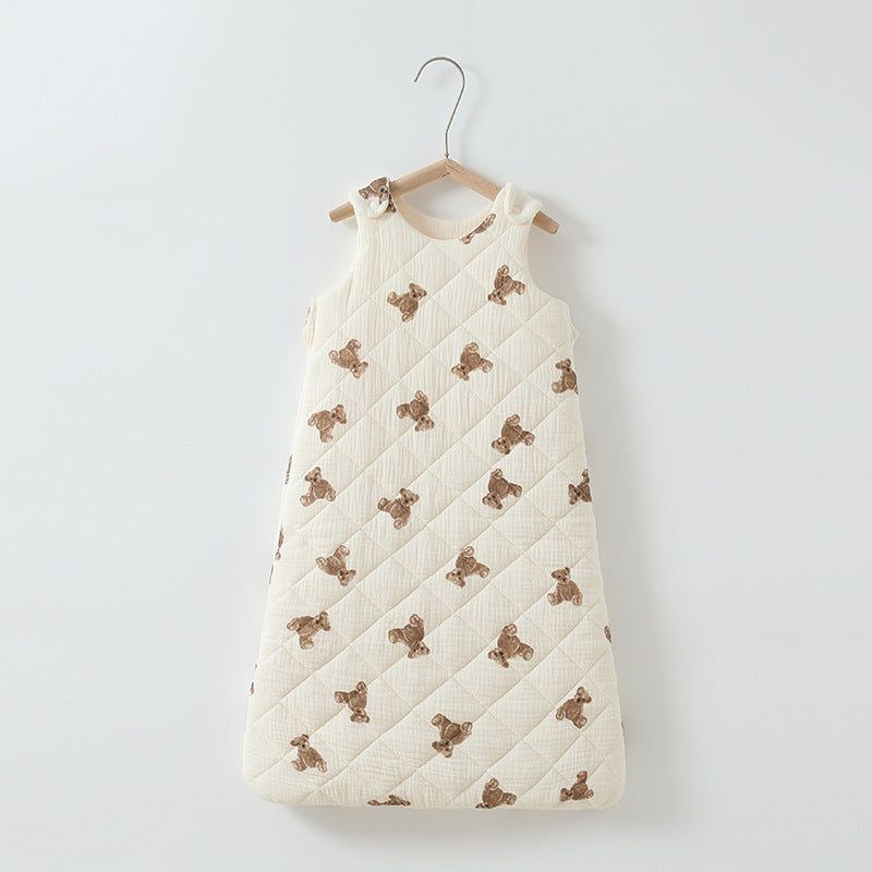 Baby Cotton-padded Sleeping Bag Vest