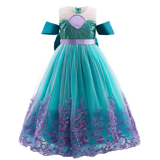 Girls' Lace Princess Dress, Cosplay Dress, Costume Party Dress