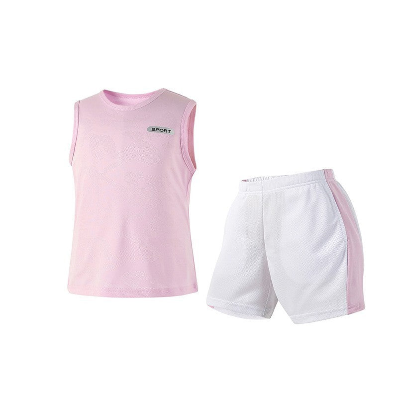 Children's Summer Sleeveless Sports Suit