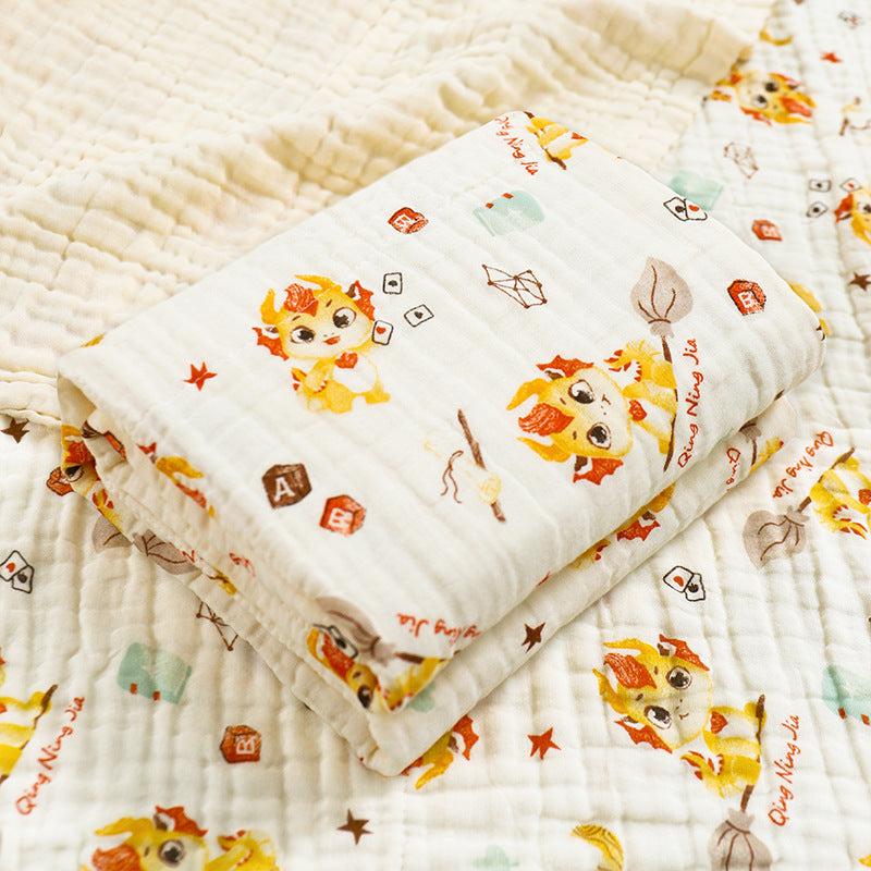 Baby/Toddler Printed Pure Cotton Gauze Blanket