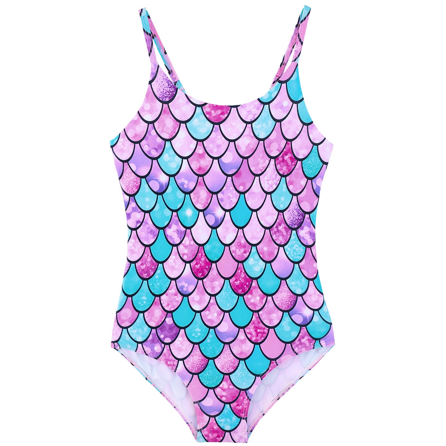 Girls' Mermaid 1pc Swimsuit, Multiple Designs To Choose From