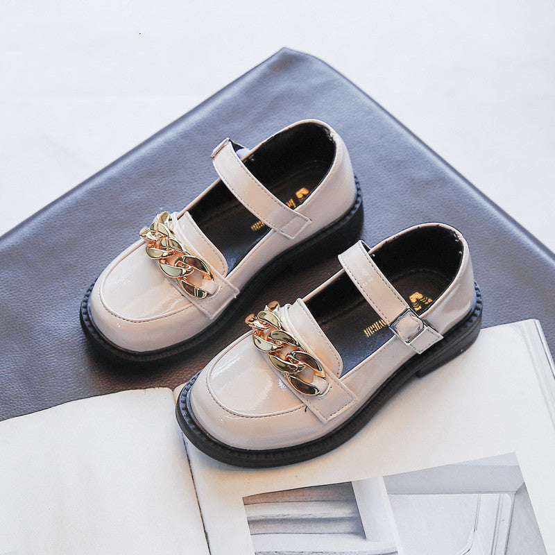 Autumn New Fashion Soft Sole Little Girl Single Shoes