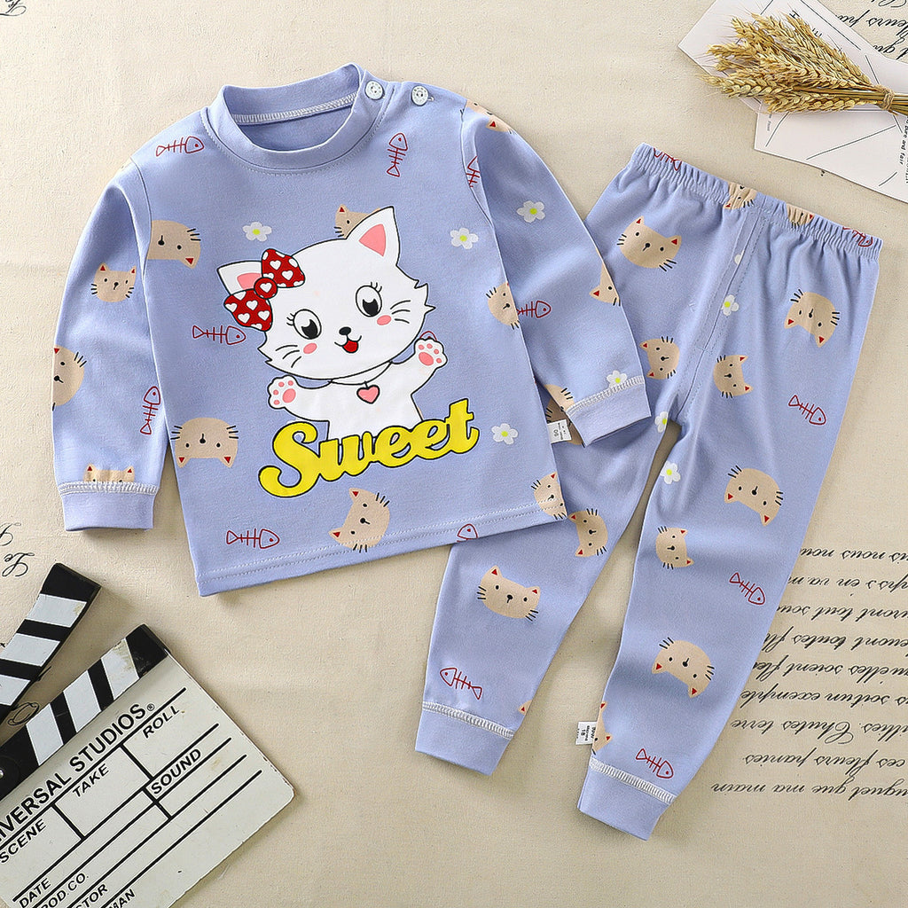 Children's Pure Cotton Pajamas