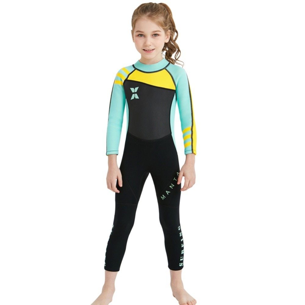 Children's Girl Diving Wet Suits, Swimsuits