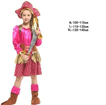 Halloween Children's Pirate Costumes, Theme Party Outfits