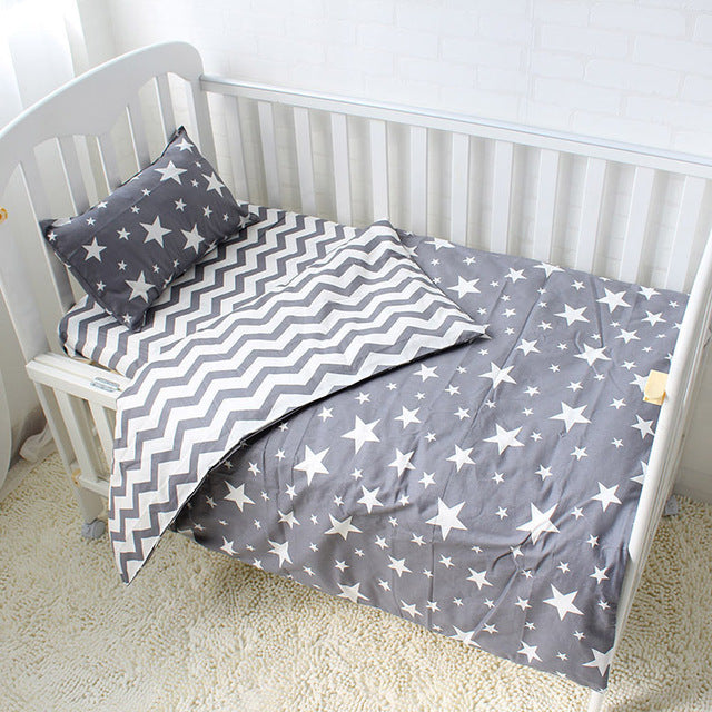 Three-piece Baby Nursery Bedding Set