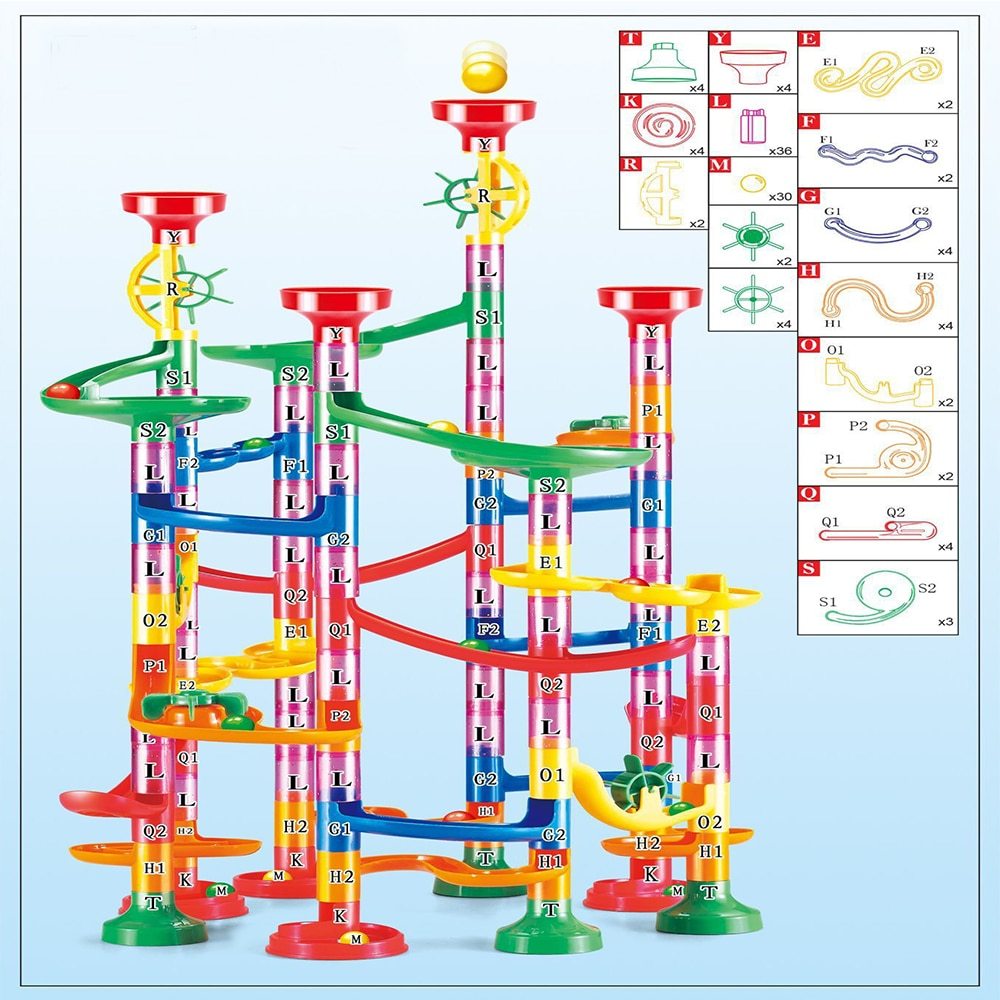 Ball Track Slide Marble Toy Set