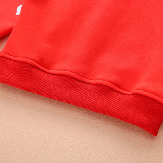 Girls' Double Layer Fleece Sweater