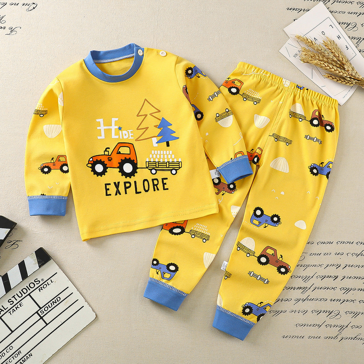 Children's Pure Cotton Pajamas