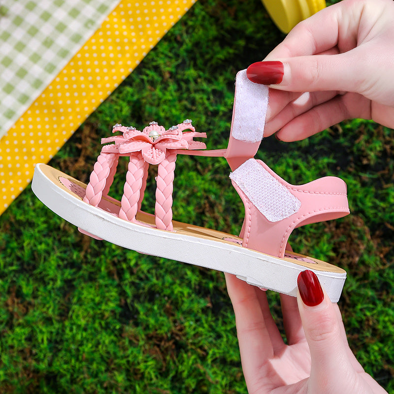 Girls' New Style Fashion Soft Bottom Sandals