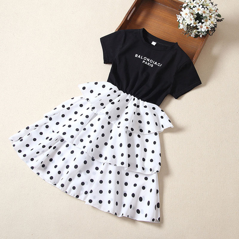 Summer Foreign Style Baby/Toddler/Girl Short Sleeve Dress