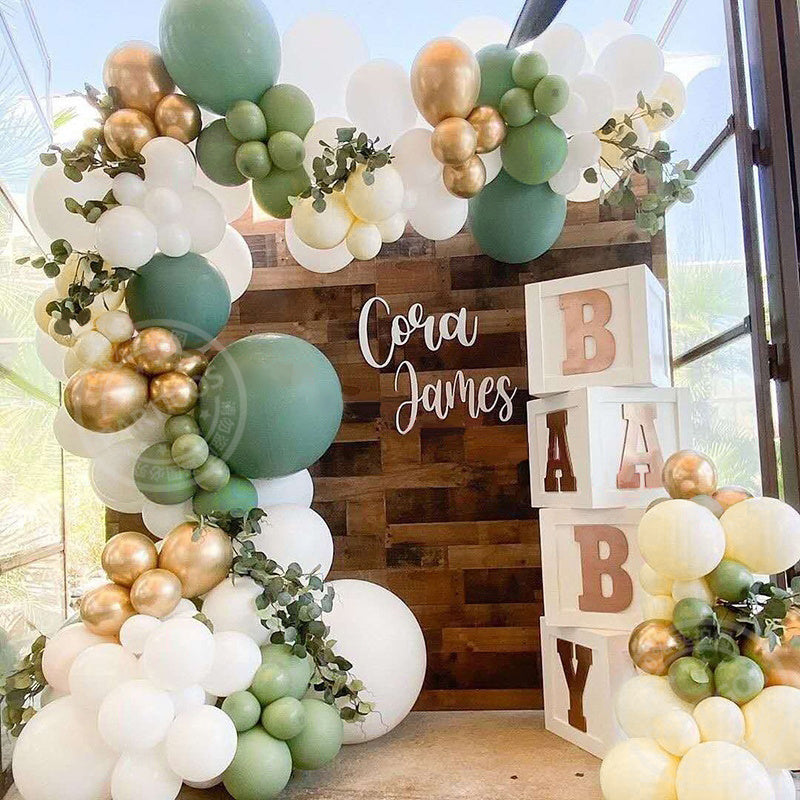 Morandi Color Balloon Decoration Birthday Party Supplies