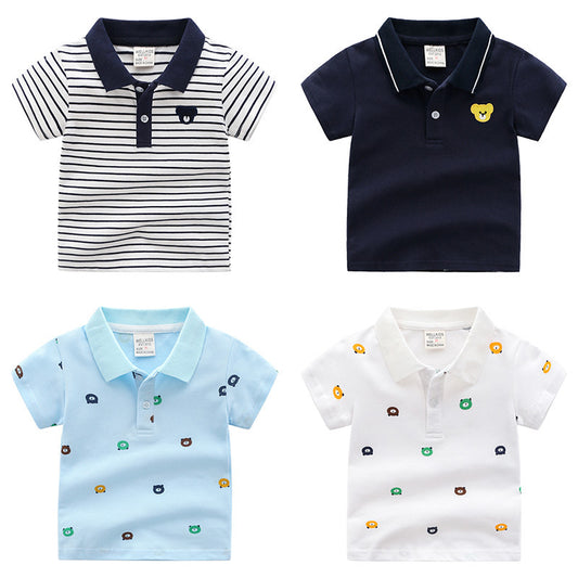 Cartoon Children's Shirt, Short Sleeve POLO Shirt