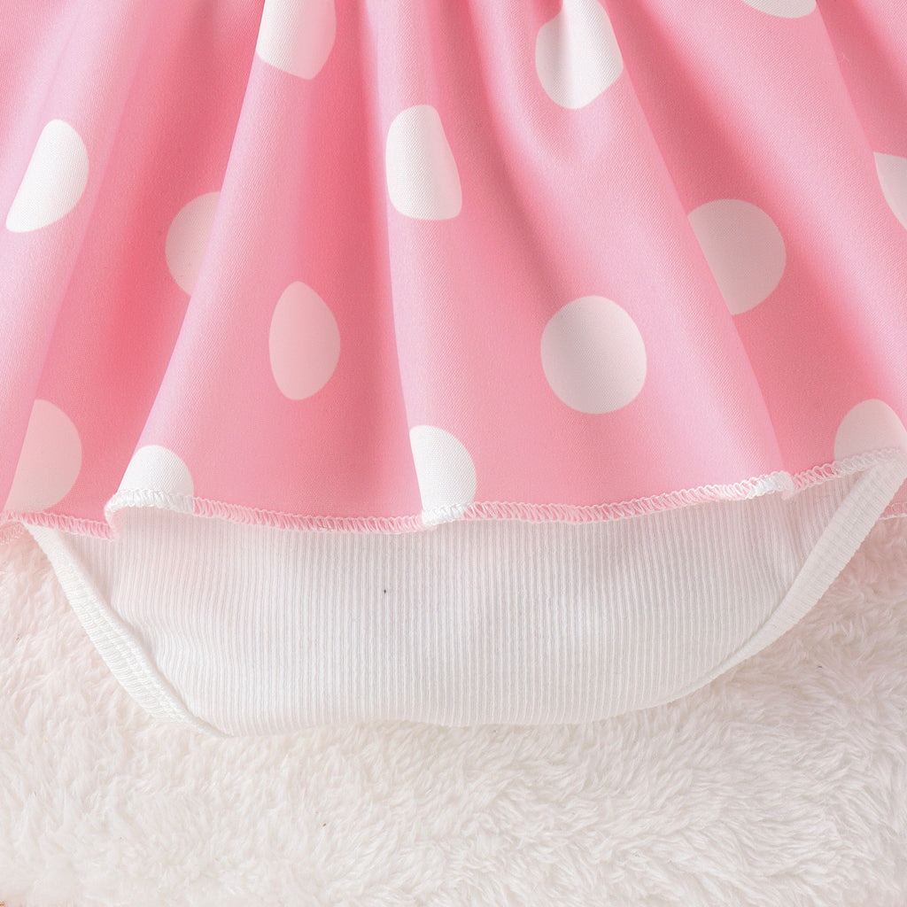 Sweet Baby Girl Long-sleeved Jumpsuit Rabbit Romper Headdress