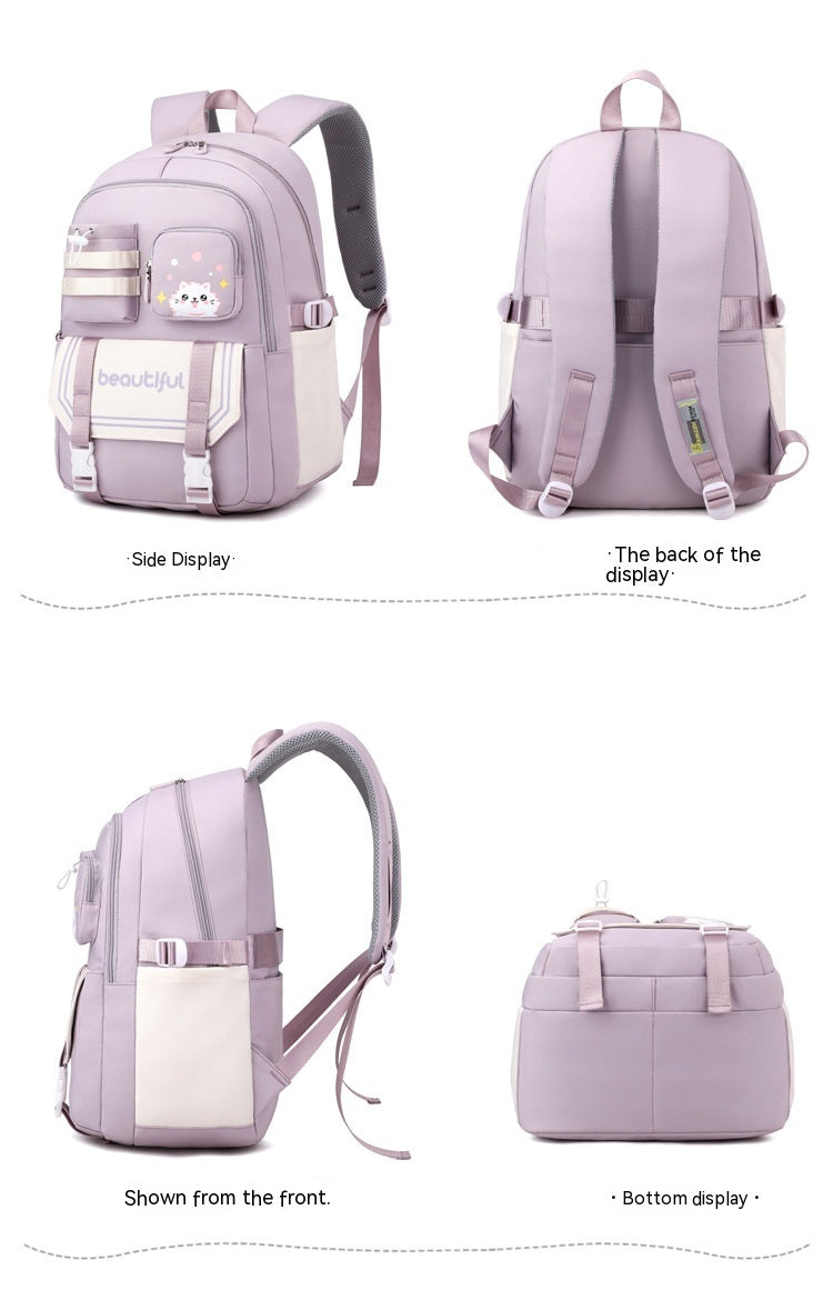 Large Capacity School Backpack For Primary School Girls