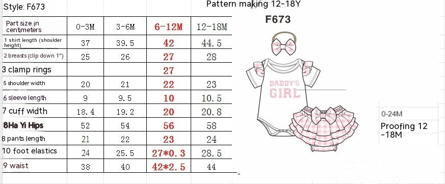 Girls Summer Letter T-shirt Plaid Short Skirt 3pc Set
