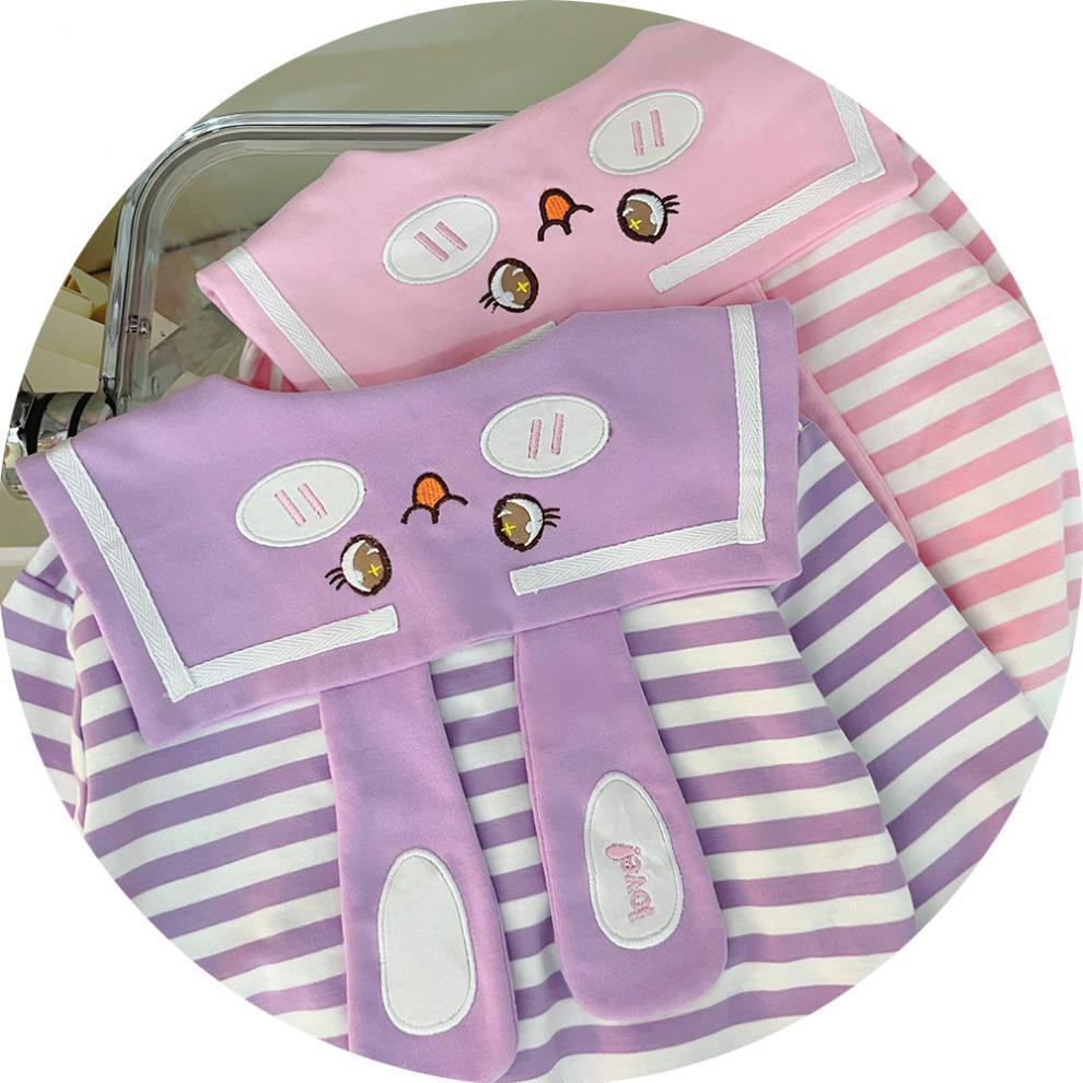 Baby Girl's Suspender Suit Spring And Autumn Western Style Cute Clothes