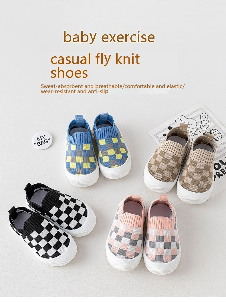 Baby Toddler Shoes Soft-soled Non-slip Breathable Can't Fall Off