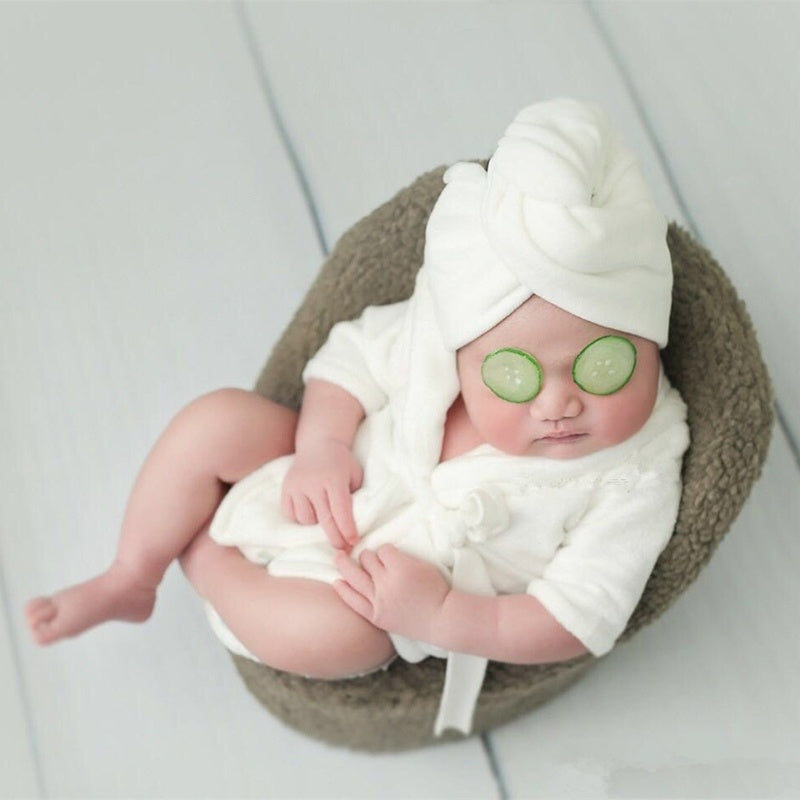 Newborn Bathrobe Photography Outfit