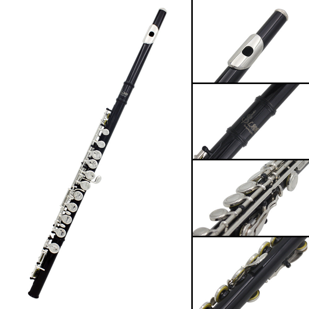 Flute 16 Holes Flute C Key White Copper Tube Body Leather Box Suitable For Beginners