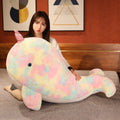 Ocean Whale Throw Pillow Plush Toy