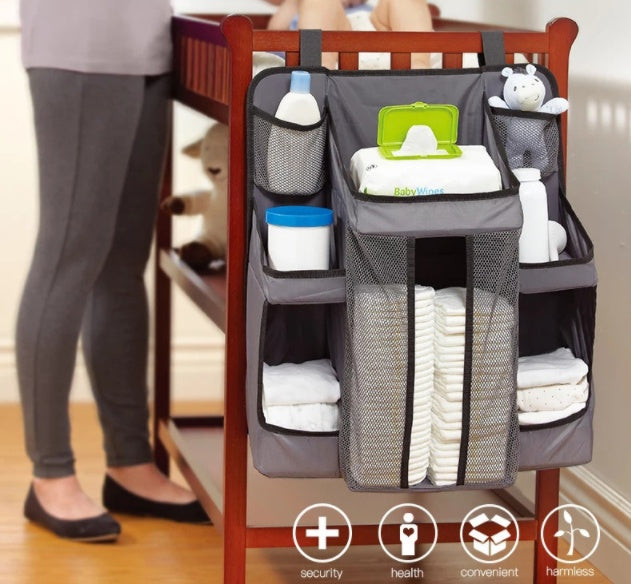 Nursery Organizer and Storage for Baby Essentials.