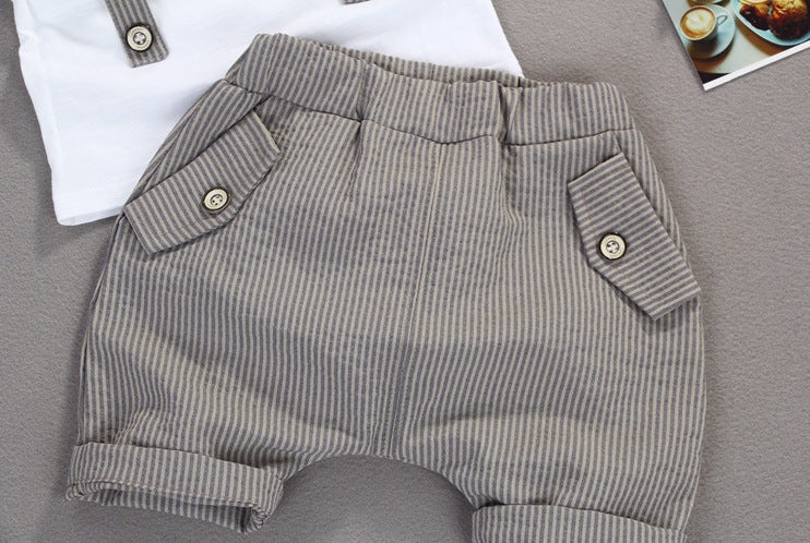 Summer Boys' Grey Gentleman Outfit