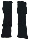 Bow Hanging Ball Foot Sock Kneecap Wool Leg Gaurd Set