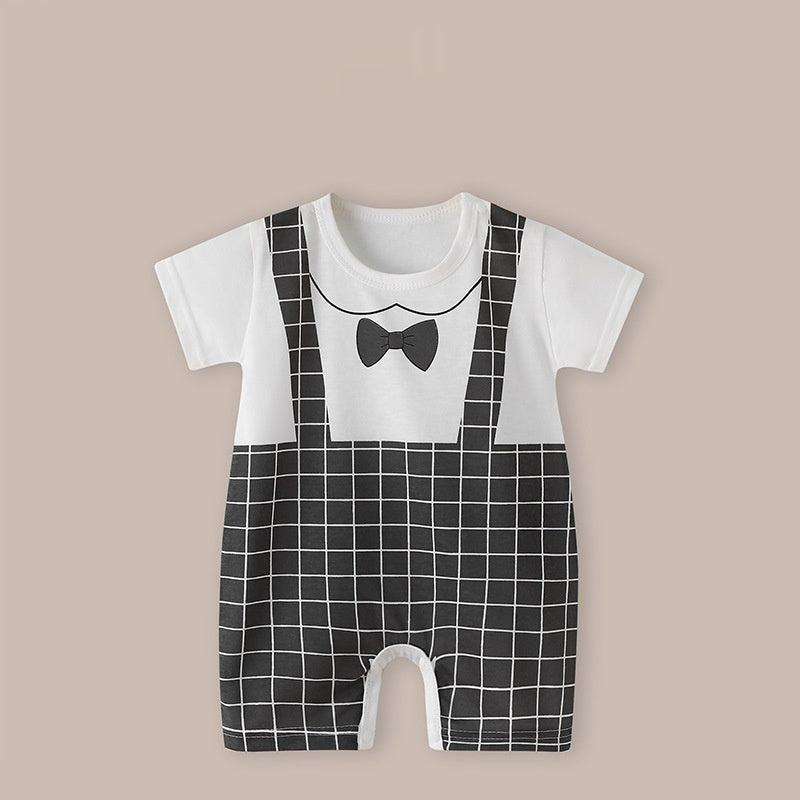 Baby Thin Short Sleeve Newborn Baby Child Jumpsuits Rompers