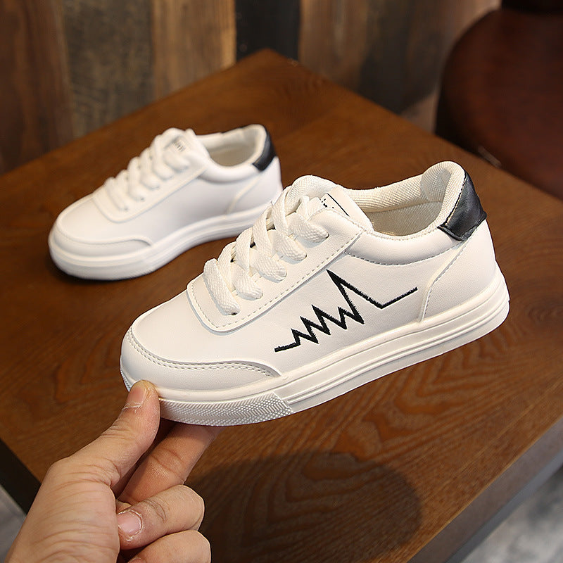 Girl/Boy White Sports Shoes
