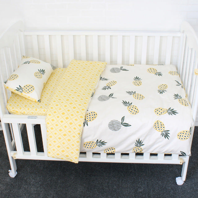 Three-piece Baby Nursery Bedding Set