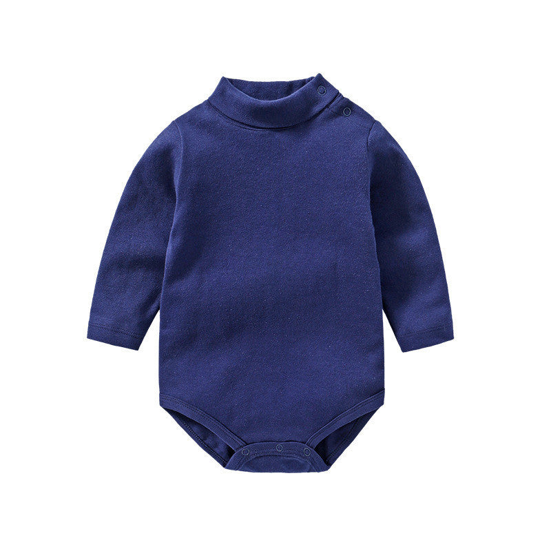 Baby Long Sleeve Onesie Solid Color Bodysuit