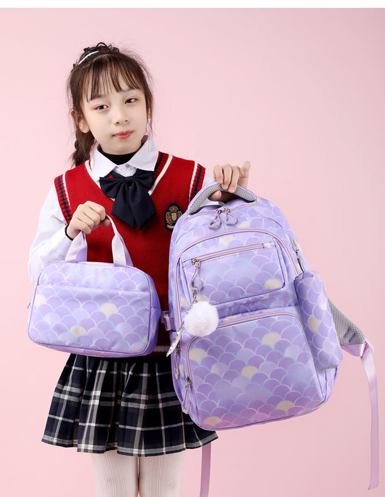 Primary Student School Bag Backpack, Handbag & Pencil Case Set