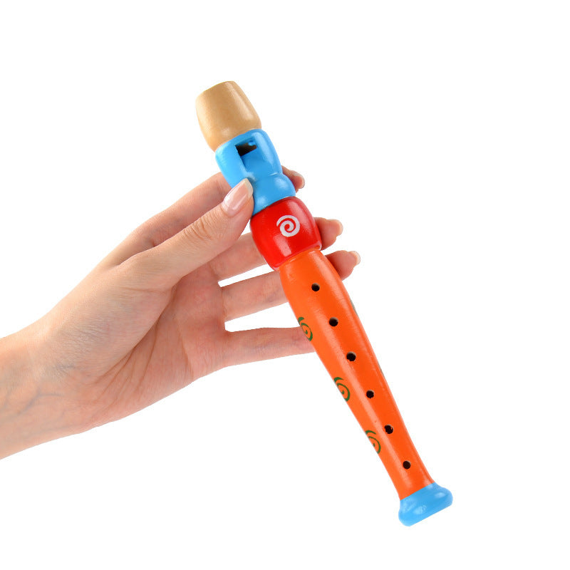 Wooden Colored Piccolo Recorder