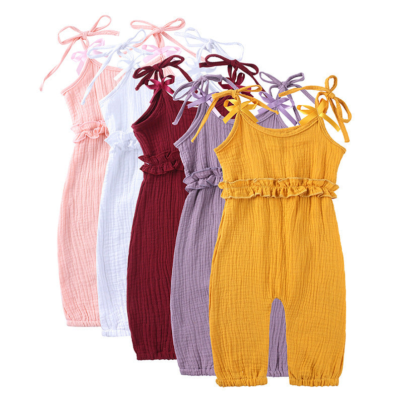 Baby Small Sling Summer Jumpsuit