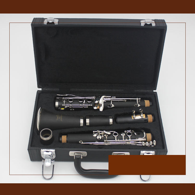 Double Two-section Clarinet Musical Instrument In High-pitched B Tone