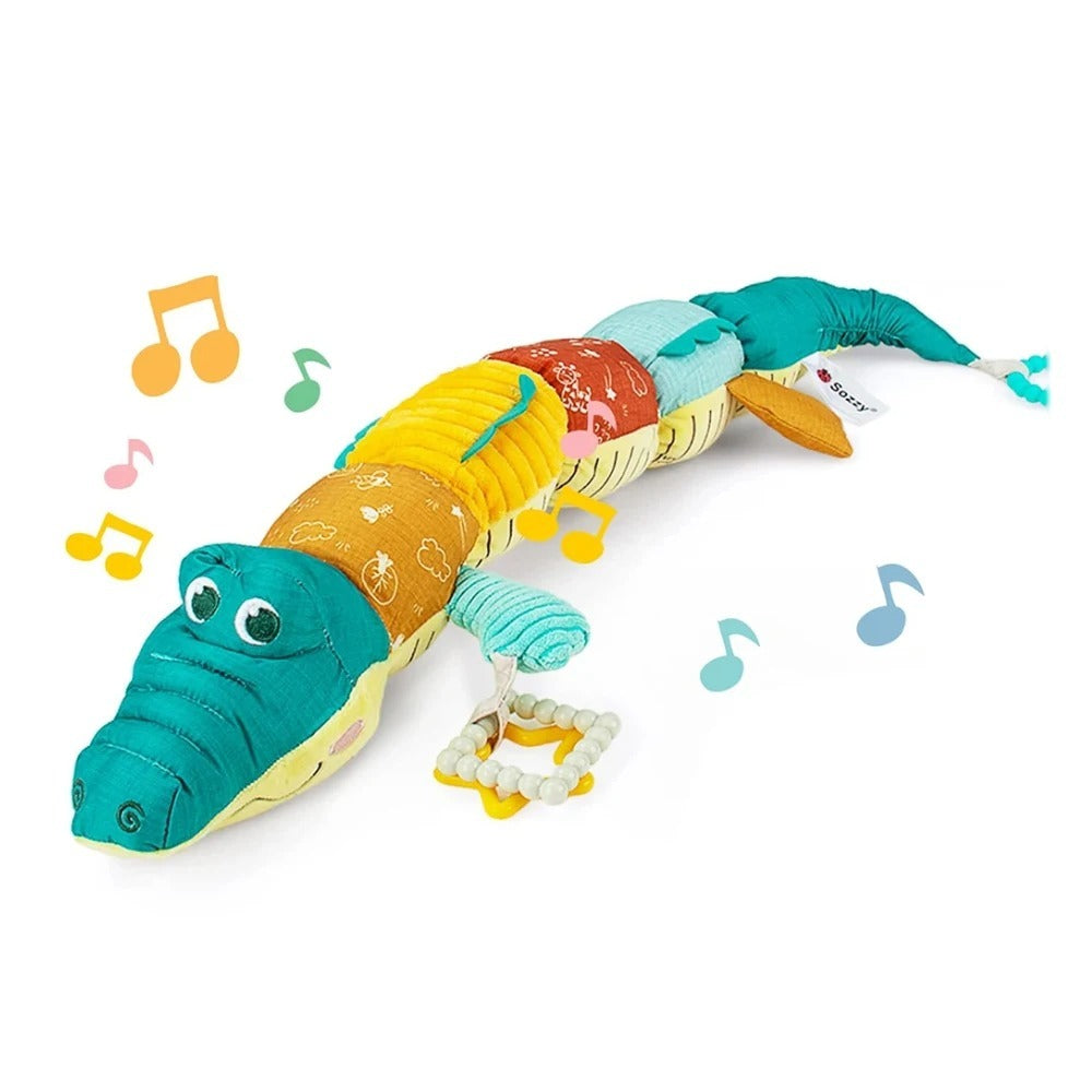 Baby Puzzle Crocodile Soothing Plush Toy