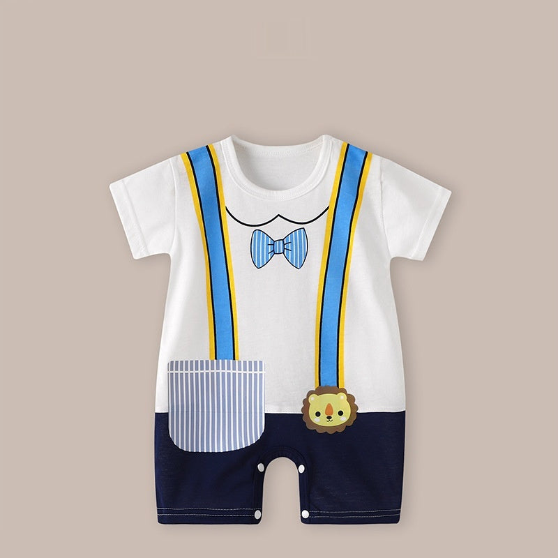 Baby Thin Short Sleeve Newborn Baby Child Jumpsuits Rompers