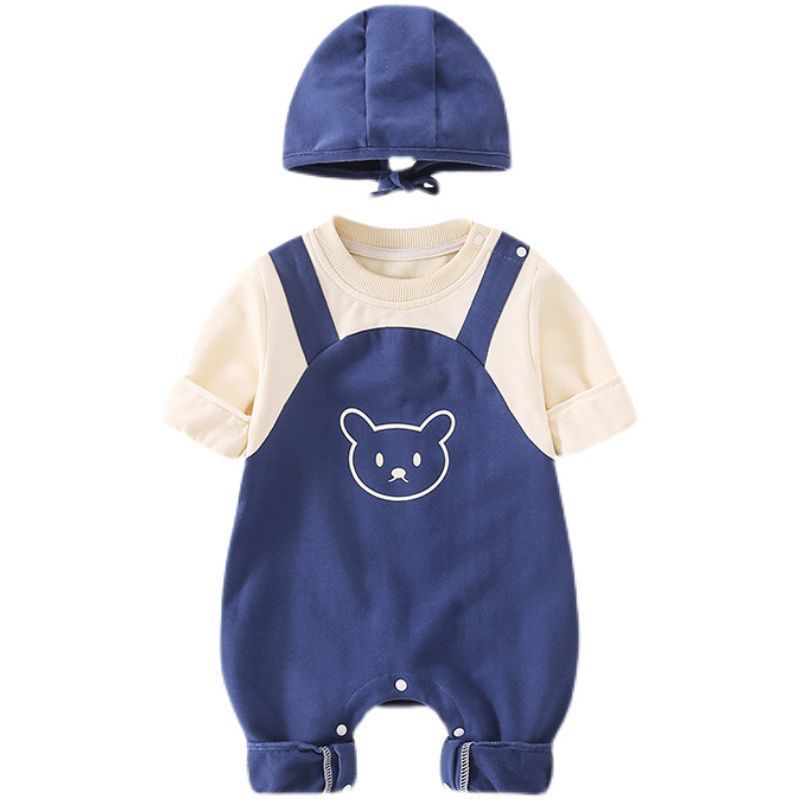 Super Cute Baby One-piece Romper & Cap