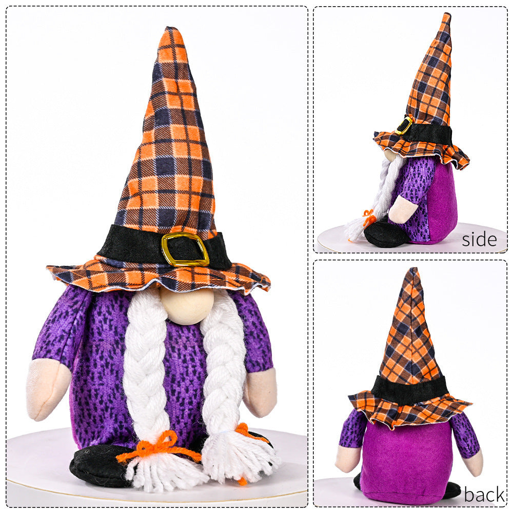 Plaid Halloween Rudolf Doll