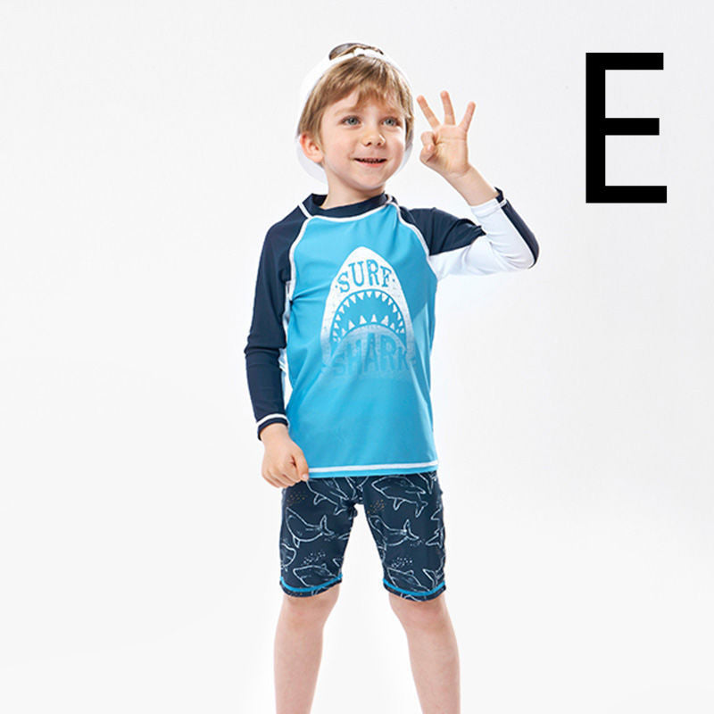 Children's Swimsuit Boys Girls Split Quick-Drying Swimsuit