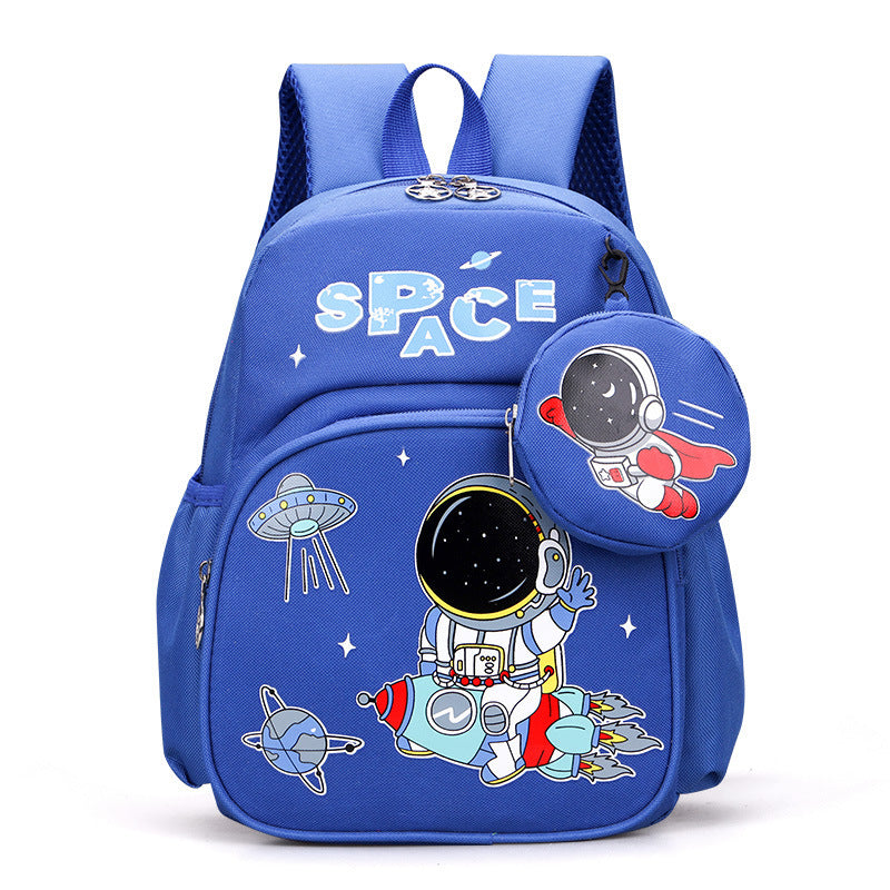 Children's Printed Schoolbag Backpack With Coin Purse