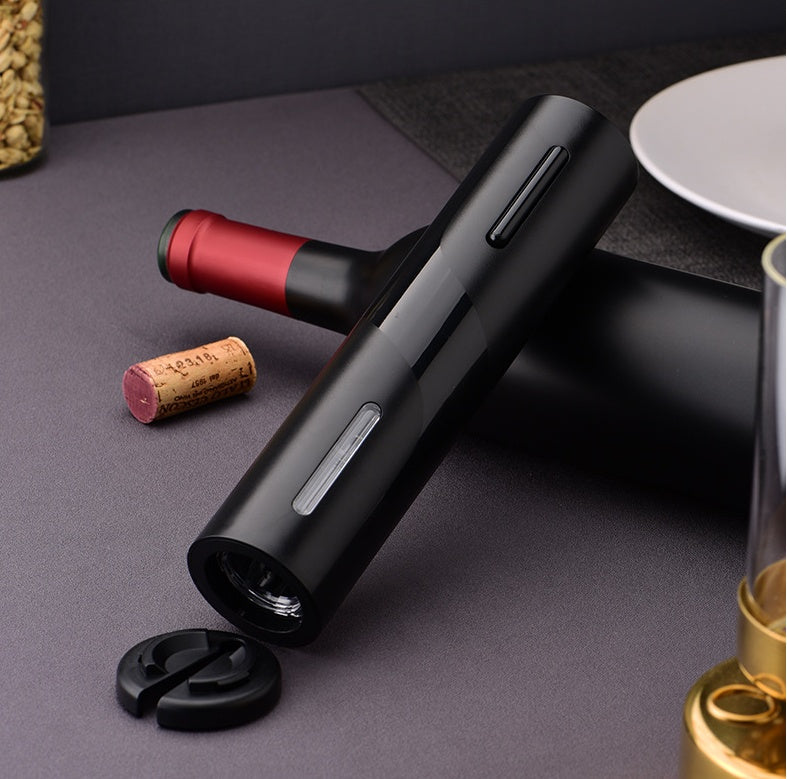 Five-in-one Red Wine Set, Base Electric Bottle Opener, Gift For Dad