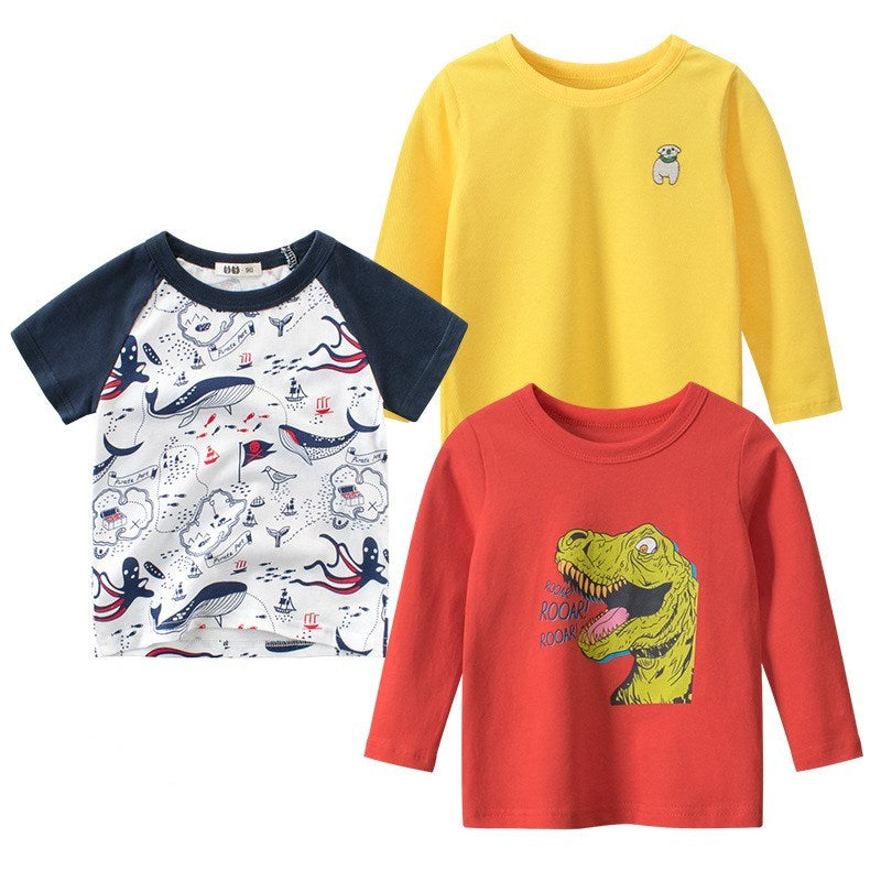 Boys' Long Sleeve T-shirt 3 pack