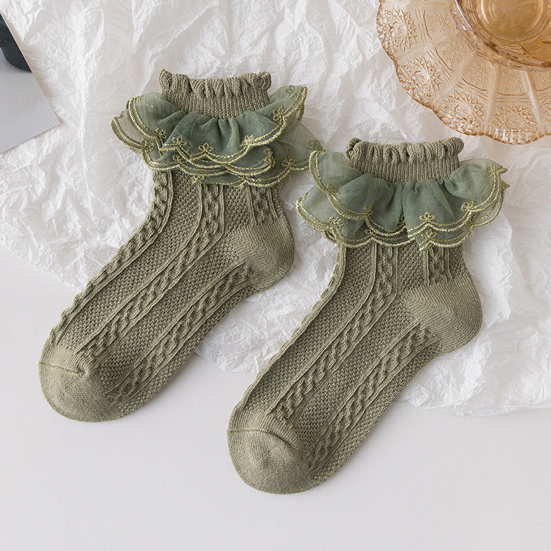 Lolita Style Girls' Lace Socks