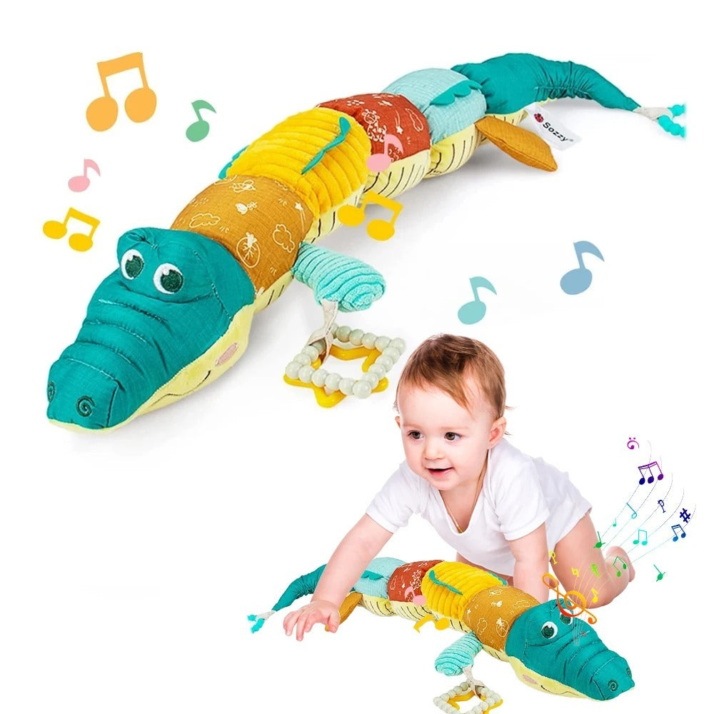 Baby Puzzle Crocodile Soothing Plush Toy