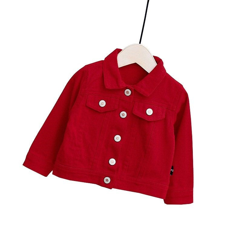 Baby Children's Wear Girl Autumn Wear Denim Jacket